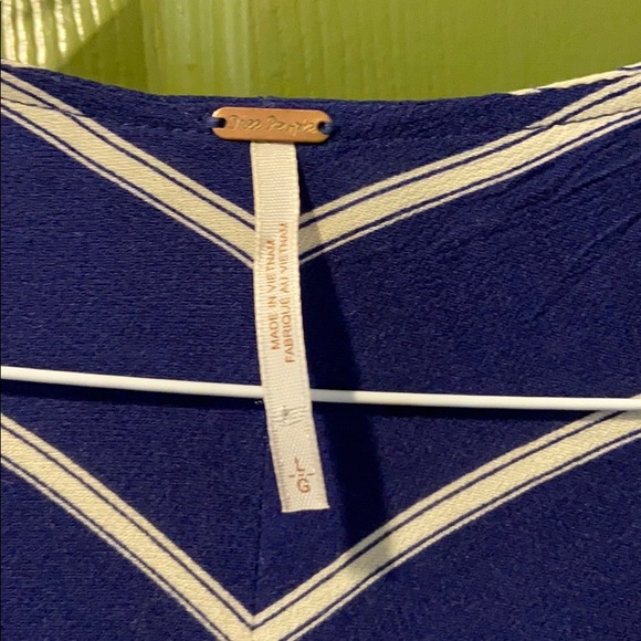 Float stripe button balloon sleeve FP blouse - Picture 3 of 3